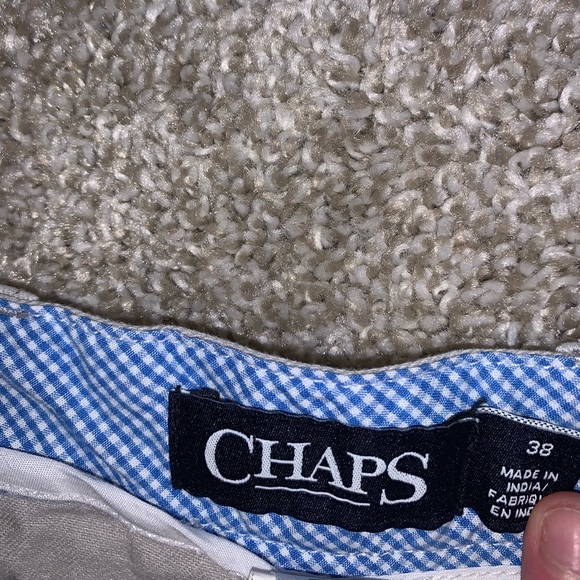 Chaps Gray Cotton Cargo shorts size waist 38 - Picture 7 of 12